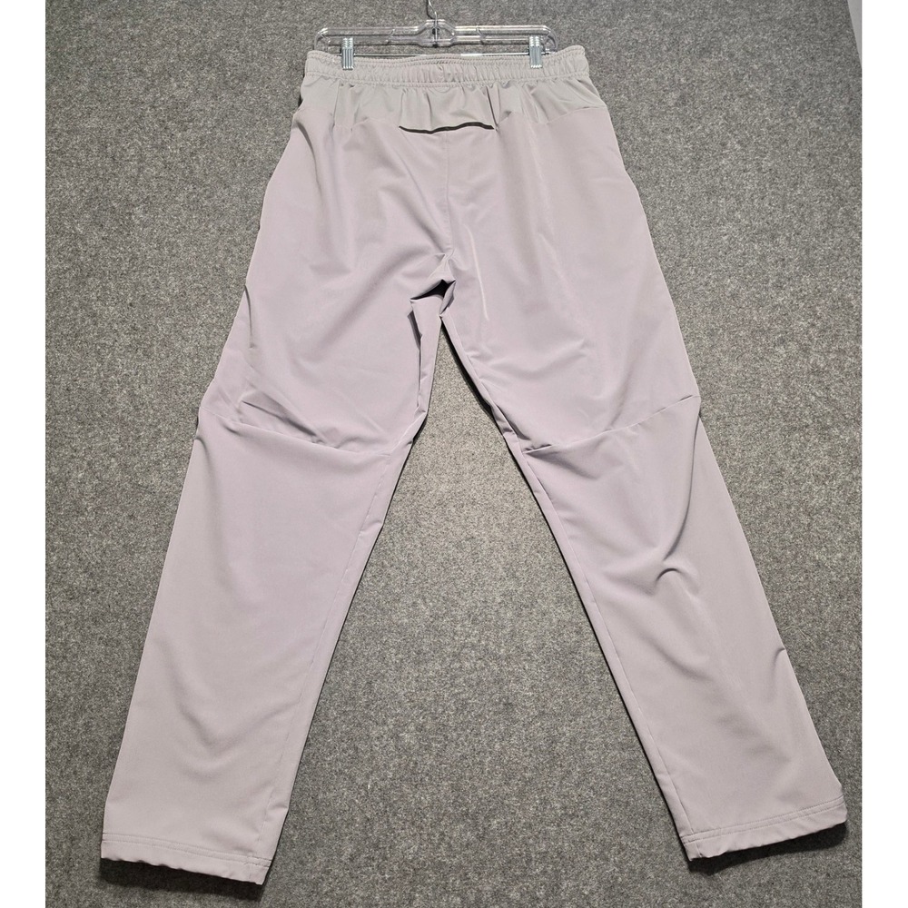 Reebok Mens Gray Athletic Training Pants Size Large RDM251PA31 Drawstring Bungee - Picture 2 of 9